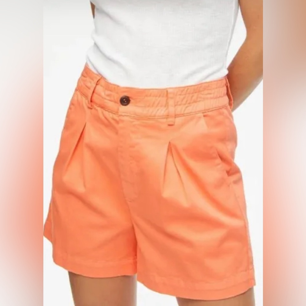 MICHAEL STARS EUC SZ M Women's Orange Cotton Shorts - Picture 2 of 7